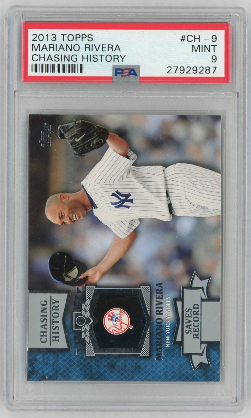 2013 Topps Chasing History Mariano Rivera #CH-9 PSA 9