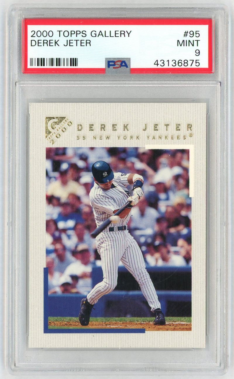 2000 Topps Gallery Derek Jeter #95 PSA 9