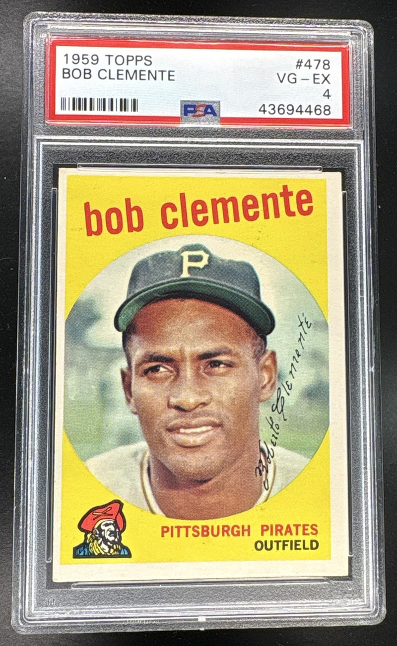 1959 Topps Bob Clemente #478 PSA 4