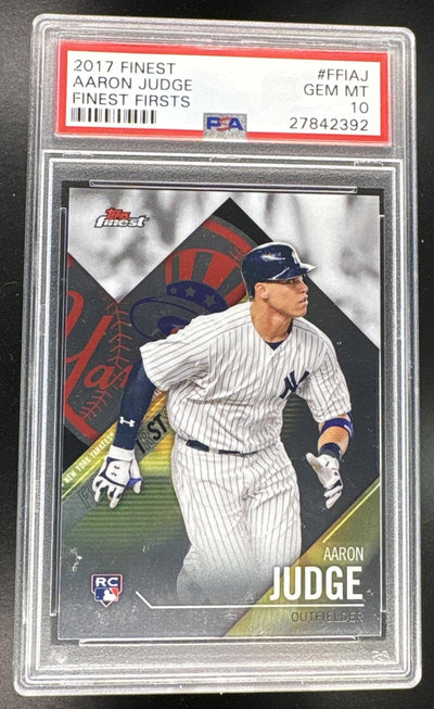 2017 Finest Finest Firsts Aaron Judge #FFIAJ PSA 10