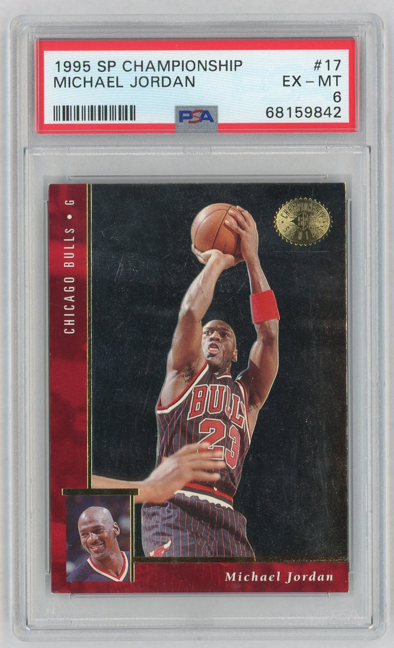 1995 SP Championship Michael Jordan #17 PSA 6