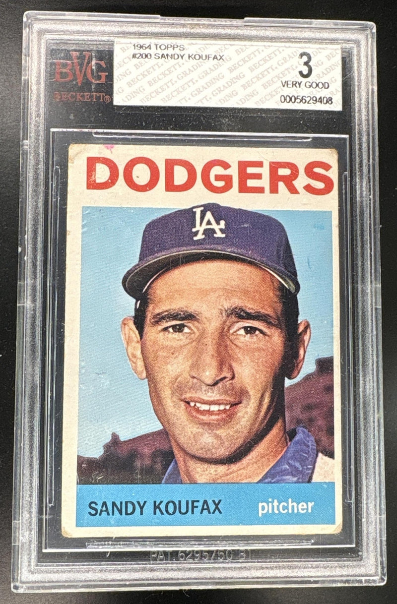 1964 Topps Sandy Koufax #200 BGS 3