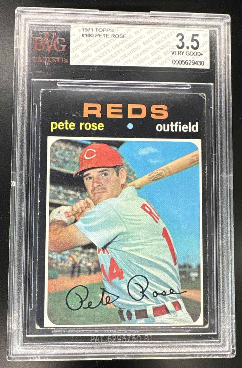 1971 Topps Pete Rose #100 BGS 3.5