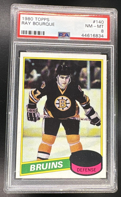 1980 Topps Ray Bourque #140 PSA 8