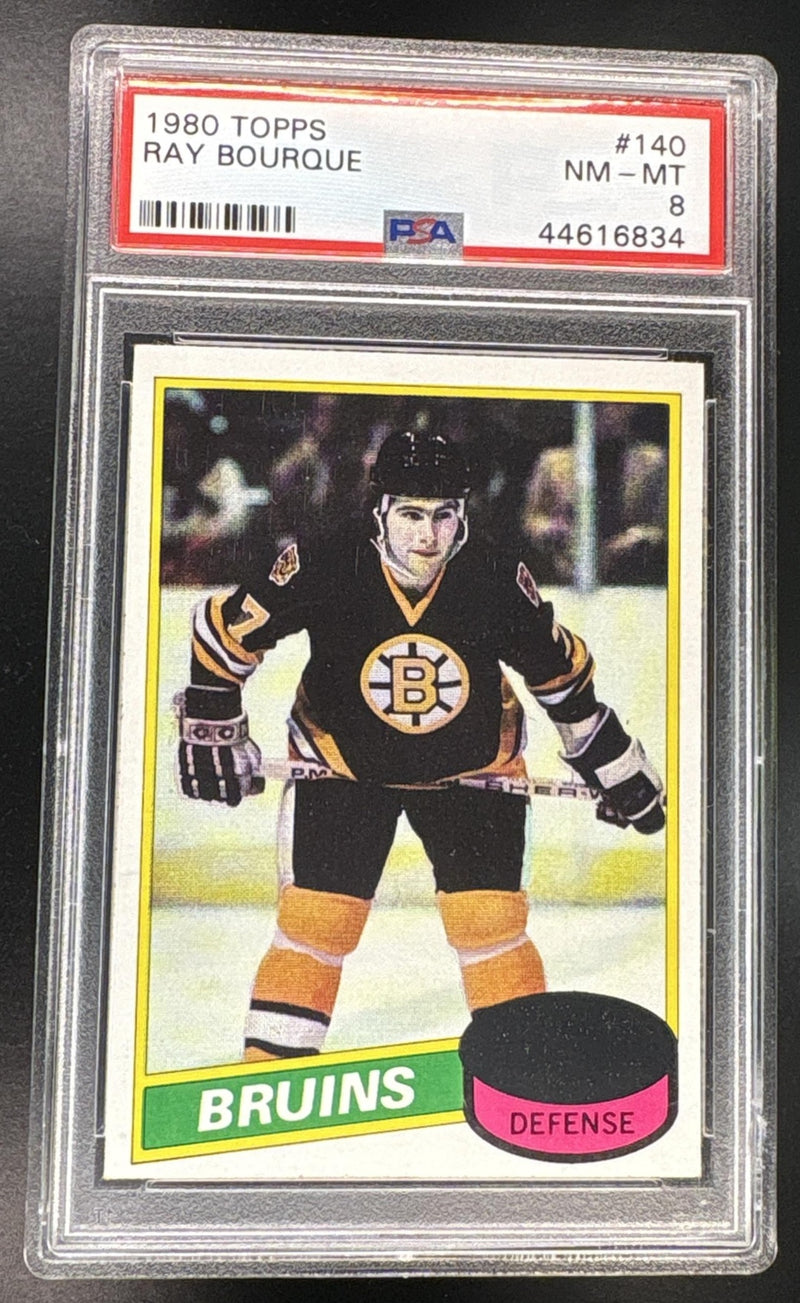1980 Topps Ray Bourque #140 PSA 8