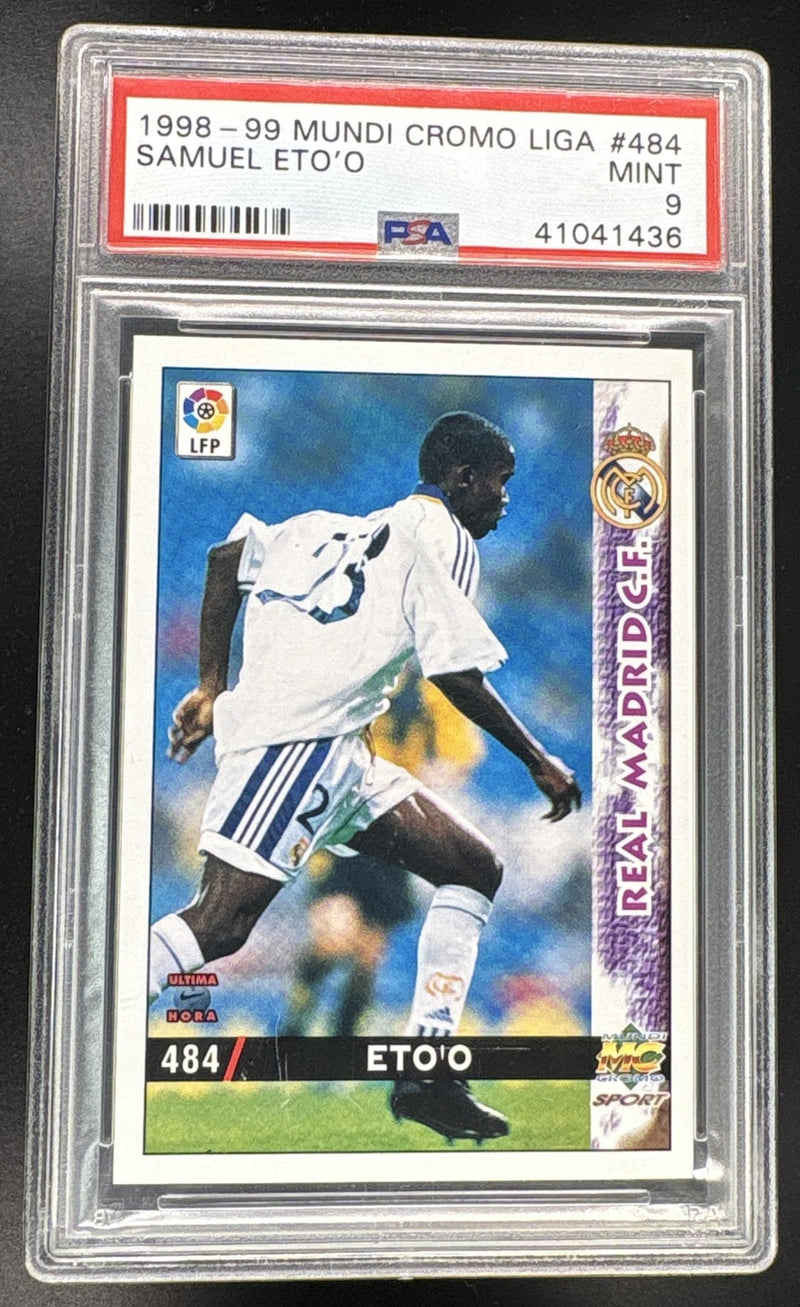 1998 Mundicromo, S.L. Las Fichas De La Liga Ultima Hora Samuel Eto'O #484 PSA 9