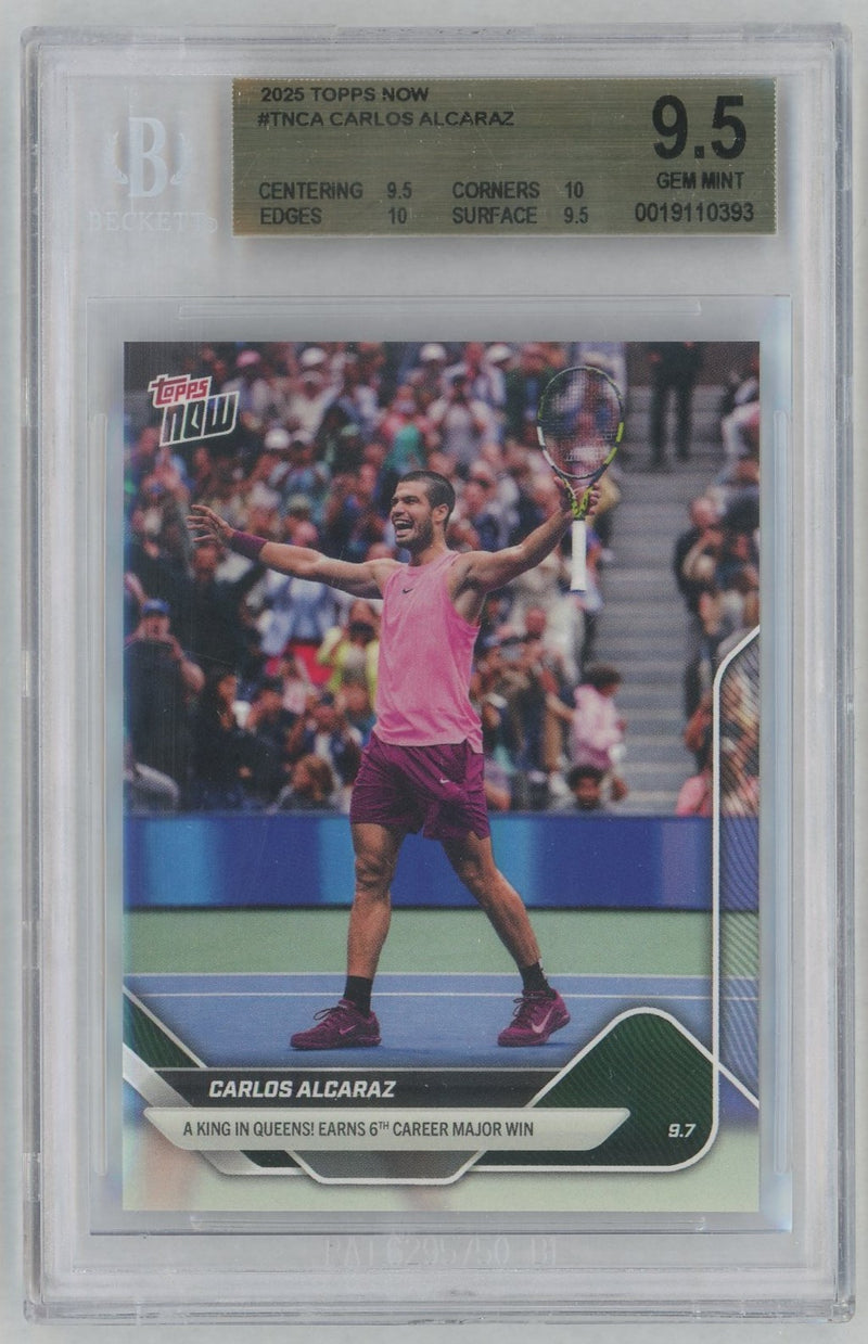 2025 Now Carlos Alcaraz #TNCA /1126 /225 BGS 9.5