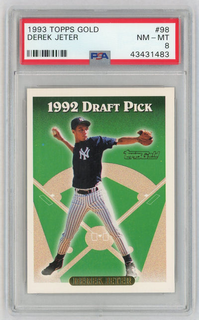 1993 Topps Gold Derek Jeter #98 PSA 8
