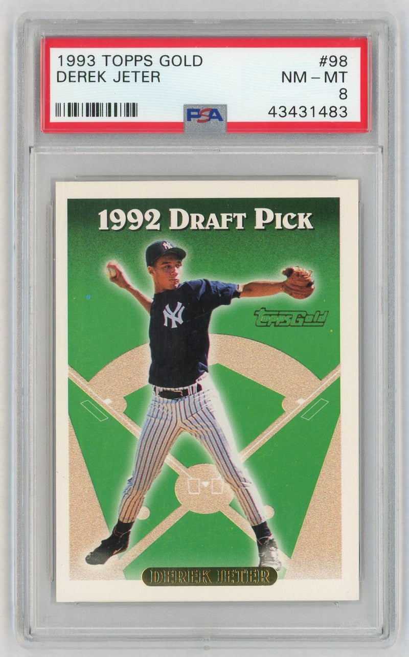 1993 Topps Gold Derek Jeter #98 PSA 8