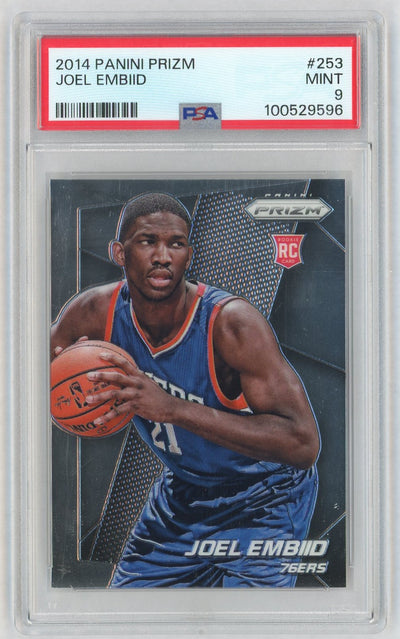 2014 Panini Prizm Joel Embiid #253 PSA 9