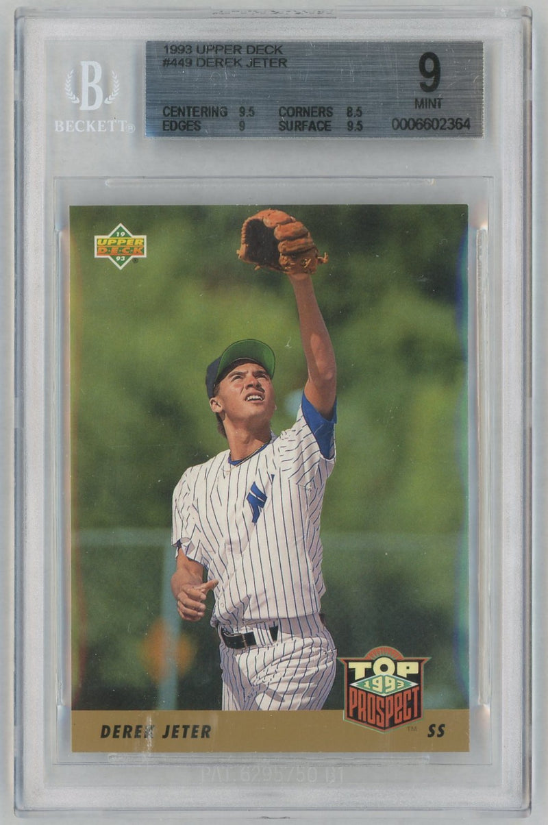 1993 Upper Deck Derek Jeter #449 BGS 9