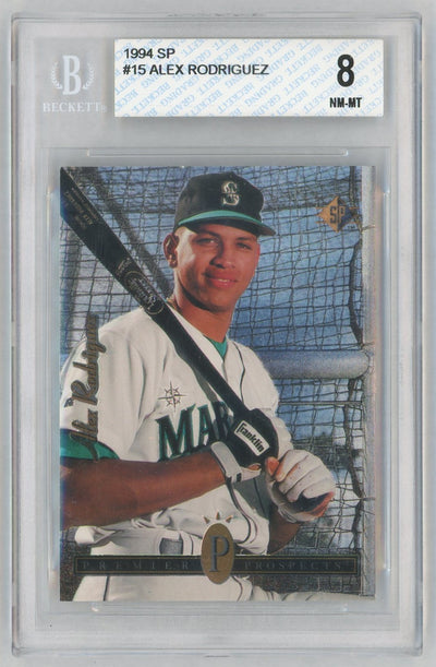 1994 Upper Deck SP Foil Alex Rodriguez #15 BGS 8