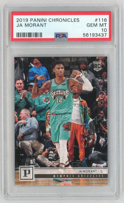 2019 Panini Chronicles Ja Morant #116 PSA 10