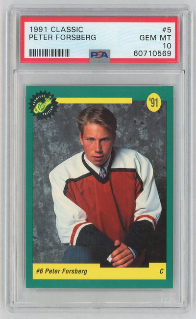 1991 Classic Peter Forsberg #5 PSA 10