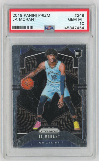 2019 Panini Prizm Ja Morant #249 PSA 10
