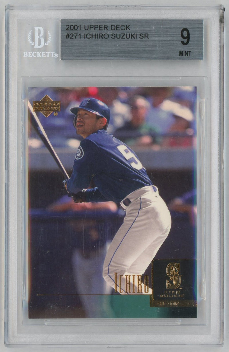 2001 Upper Deck Ichiro Suzuki #271 BGS 9