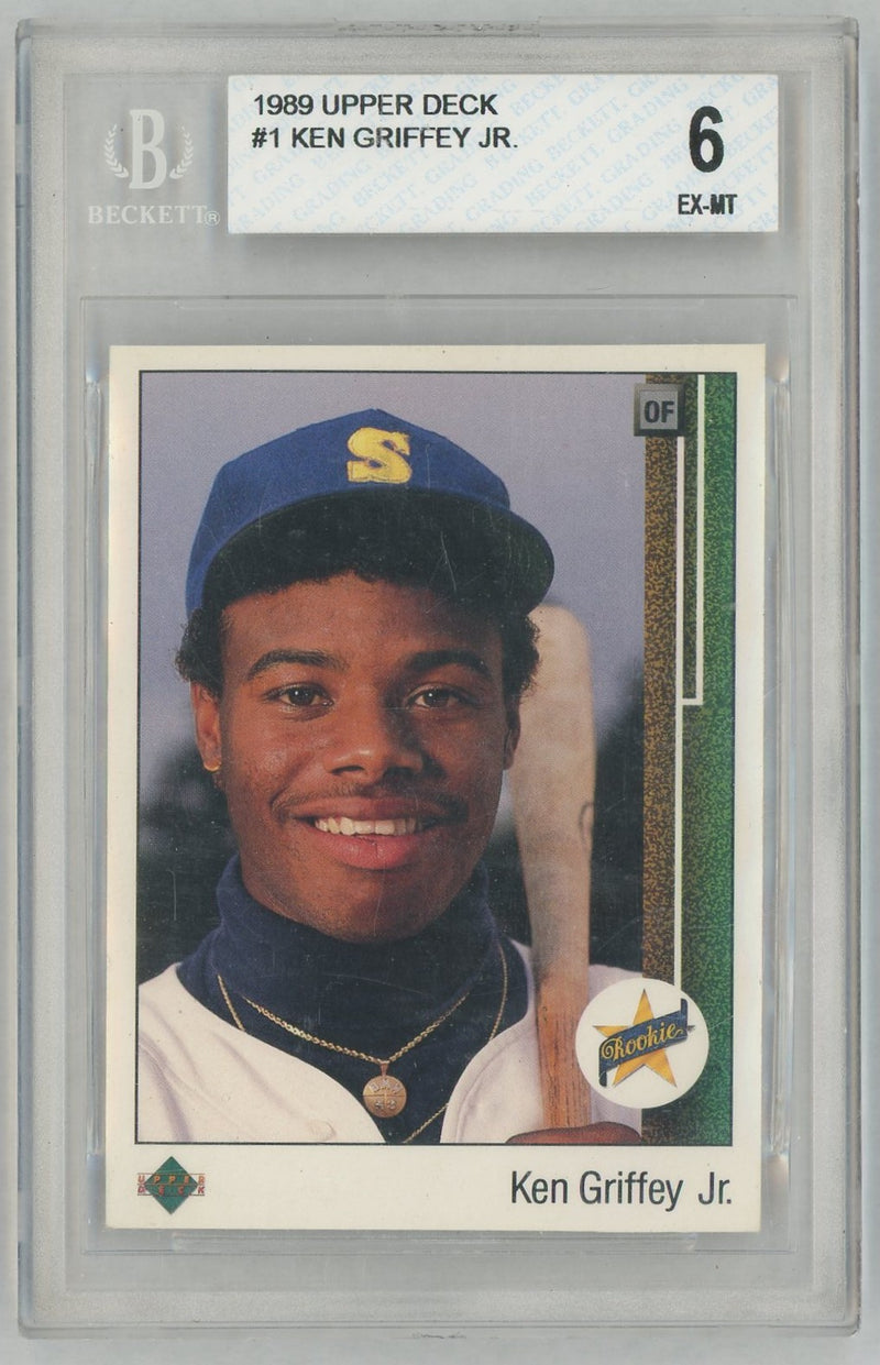 1989 Upper Deck Star Rookie Ken Griffey Jr. #1 BGS 6