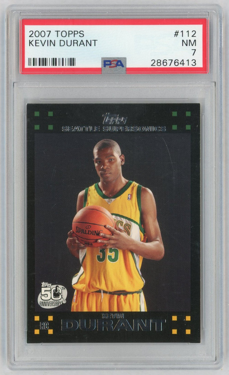 2007 Topps Kevin Durant #112 PSA 7