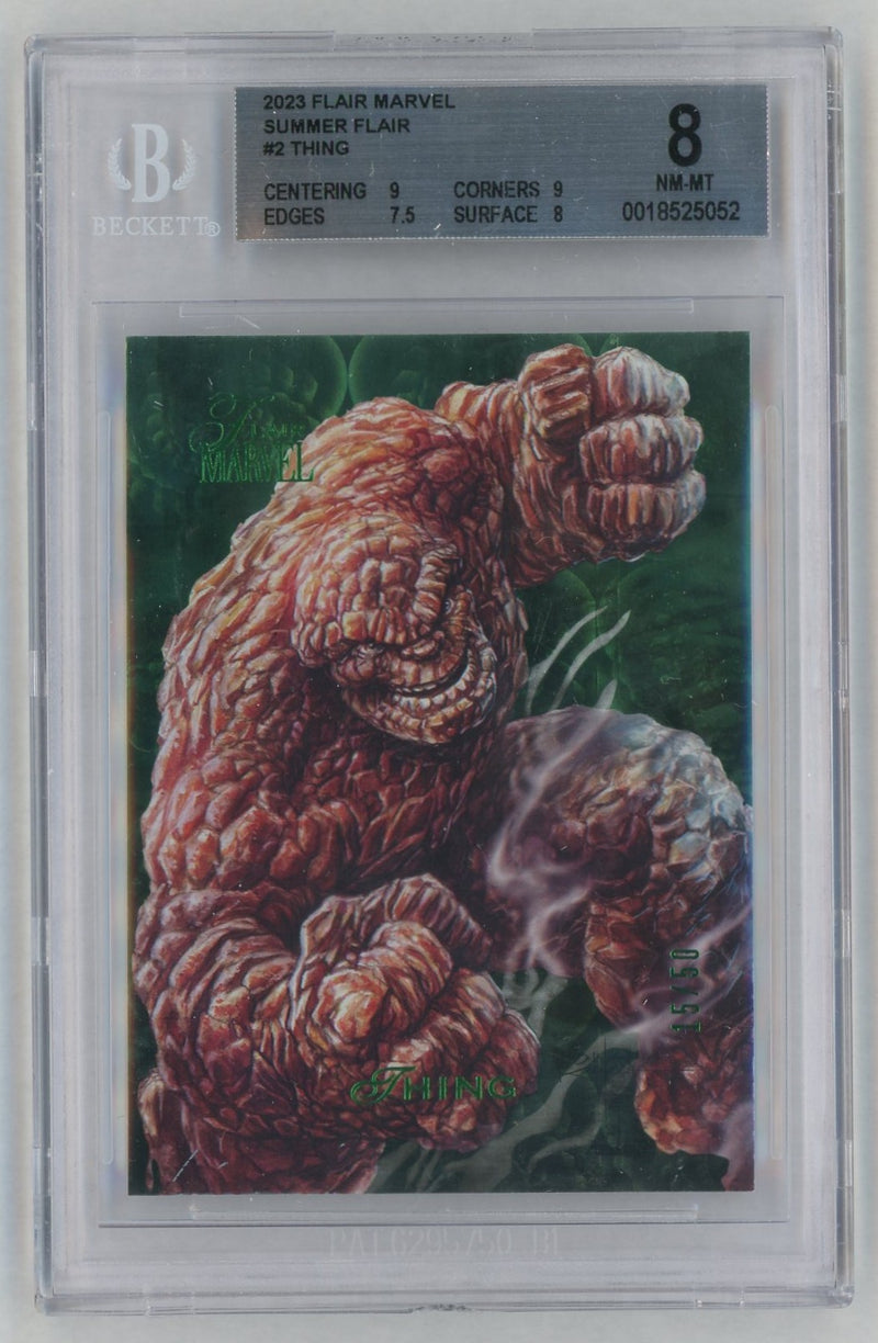 2023 Flair Marvel Summer Thing #2 /50 BGS 8