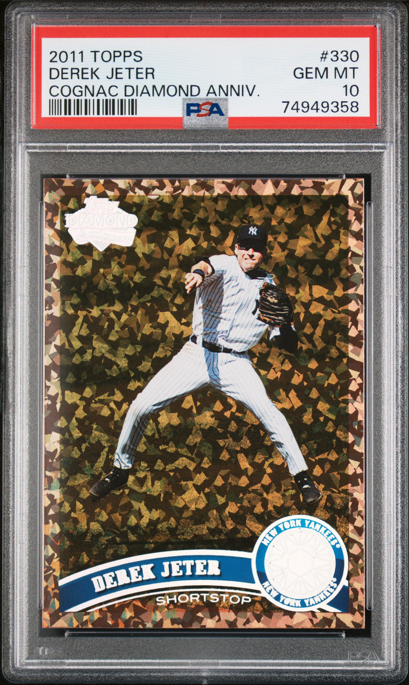 2011 Topps Cognac Diamond Anniversary Derek Jeter #330A PSA 10