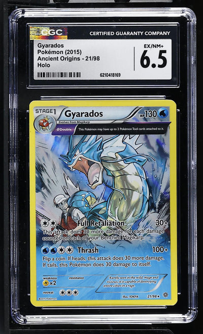 Pokémon Ancient Origins Gyarados #21/98 Holo CGC 6.5