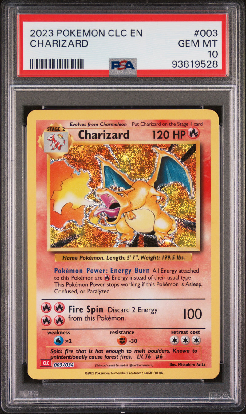 2023 Pokemon Classic Deck Charizard #003 PSA 10