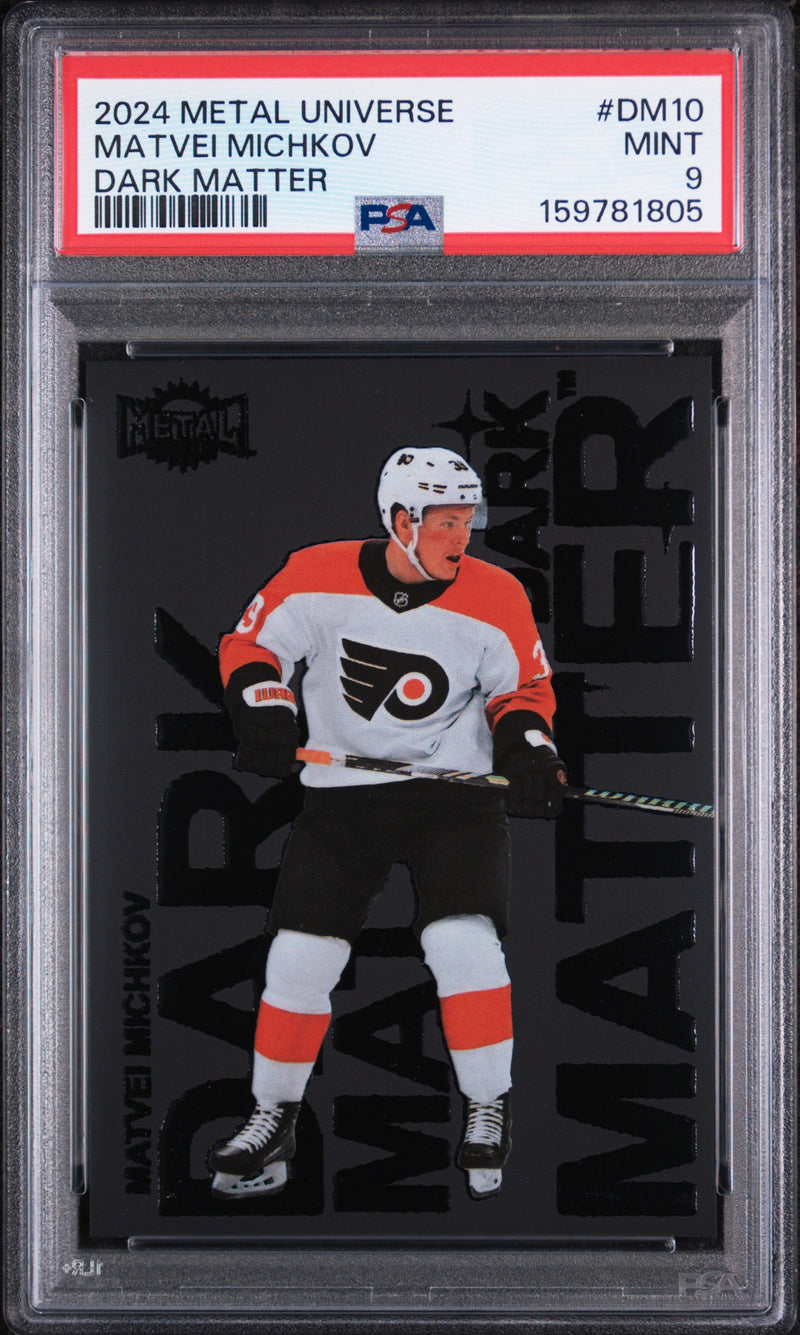 2024 Skybox Metal Universe Dark Matter Matvei Michkov #DM10 PSA 9