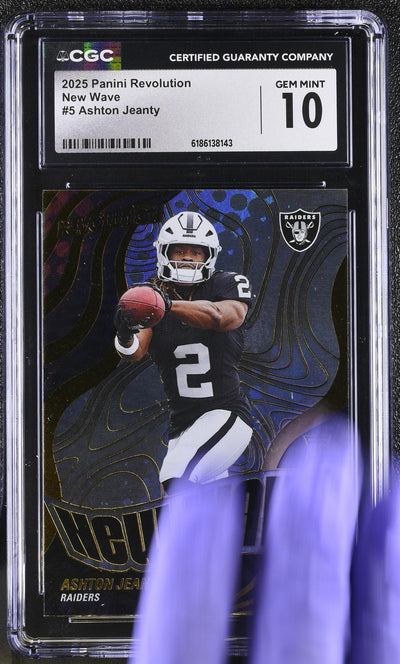 2025 Panini Revolution New Wave Ashton Jeanty #5 CGC 10