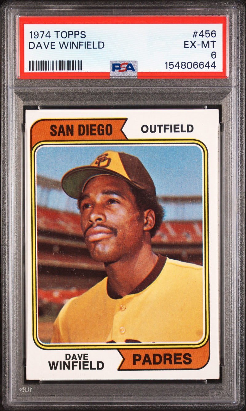 1974 Topps Dave Winfield #456 PSA 6