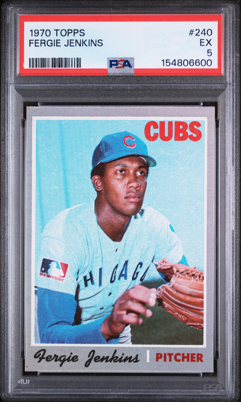 1970 Topps Ferguson Jenkins #240 PSA 5