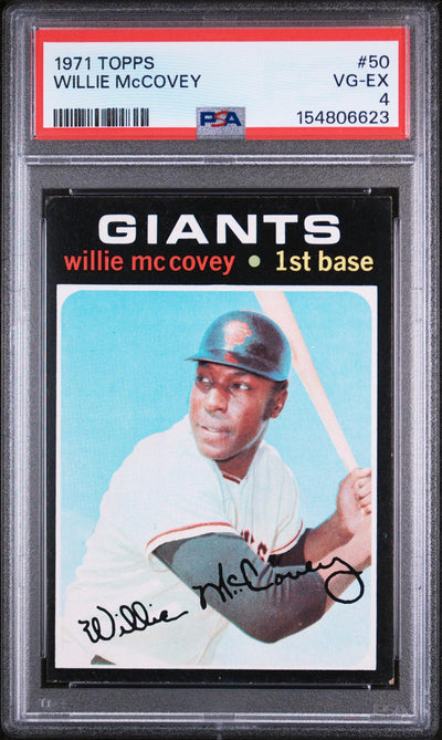 1971 Topps Willie Mccovey #50 PSA 4