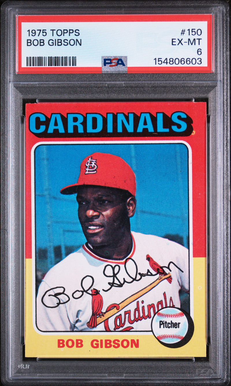 1975 Topps Bob Gibson #150 PSA 6