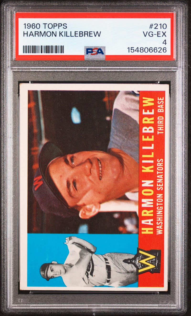 1960 Topps Harmon Killebrew #210 PSA 4
