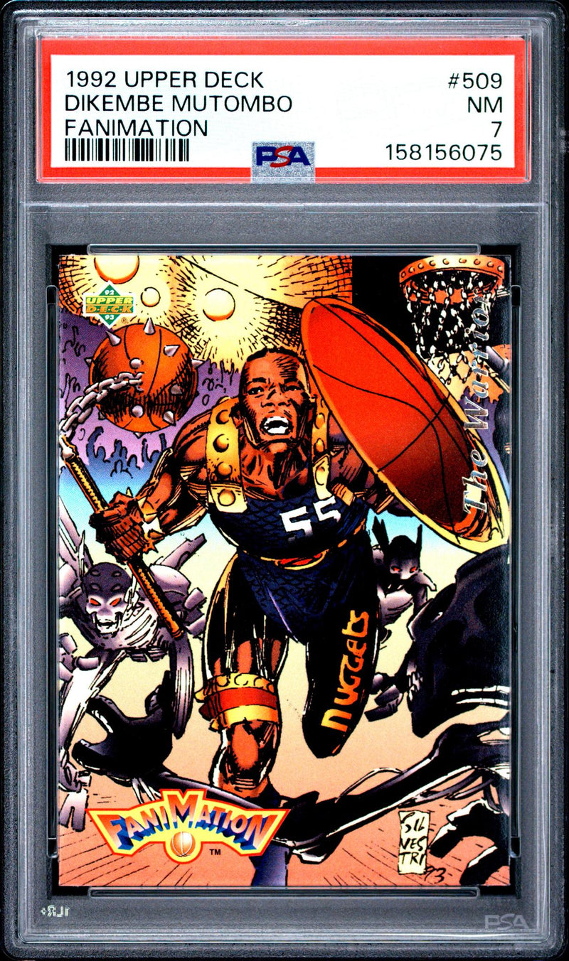 1992 Upper Deck Fanimation Dikembe Mutombo #509 PSA 7