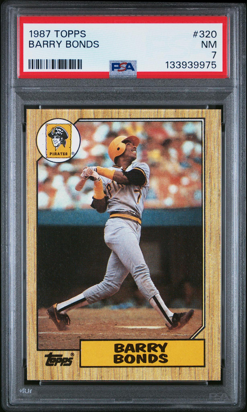 1987 Topps Barry Bonds #320 PSA 7