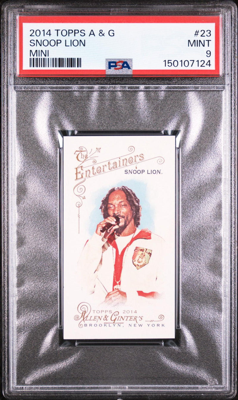 2014 Topps Allen and Ginter Mini Snoop Lion #23 PSA 9