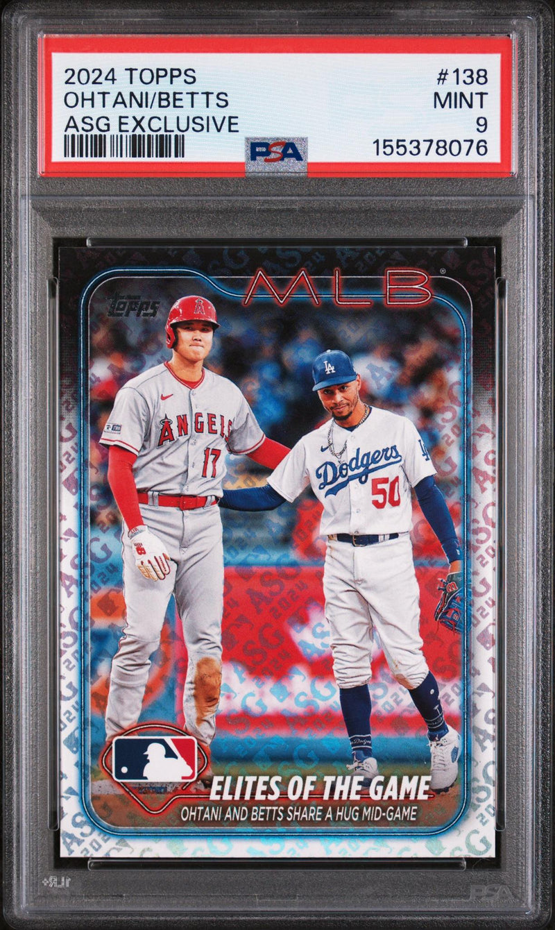 2024 Topps Asg Exclusive Ohtani/Betts #138 PSA 9