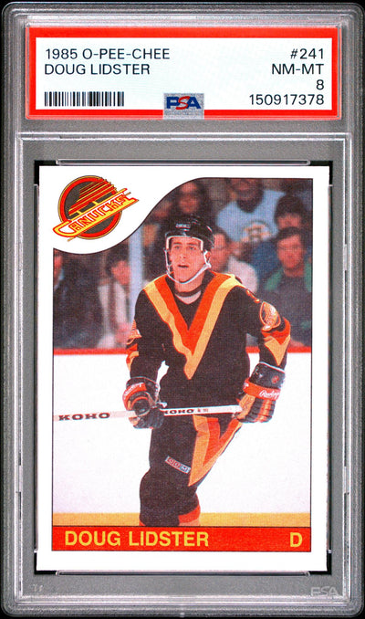 1985 O-Pee-Chee Doug Lidster #241 PSA 8