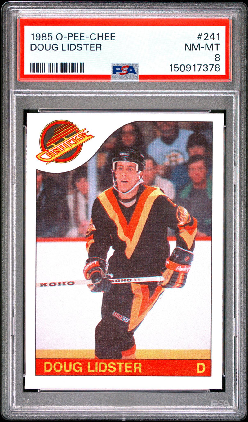 1985 O-Pee-Chee Doug Lidster #241 PSA 8