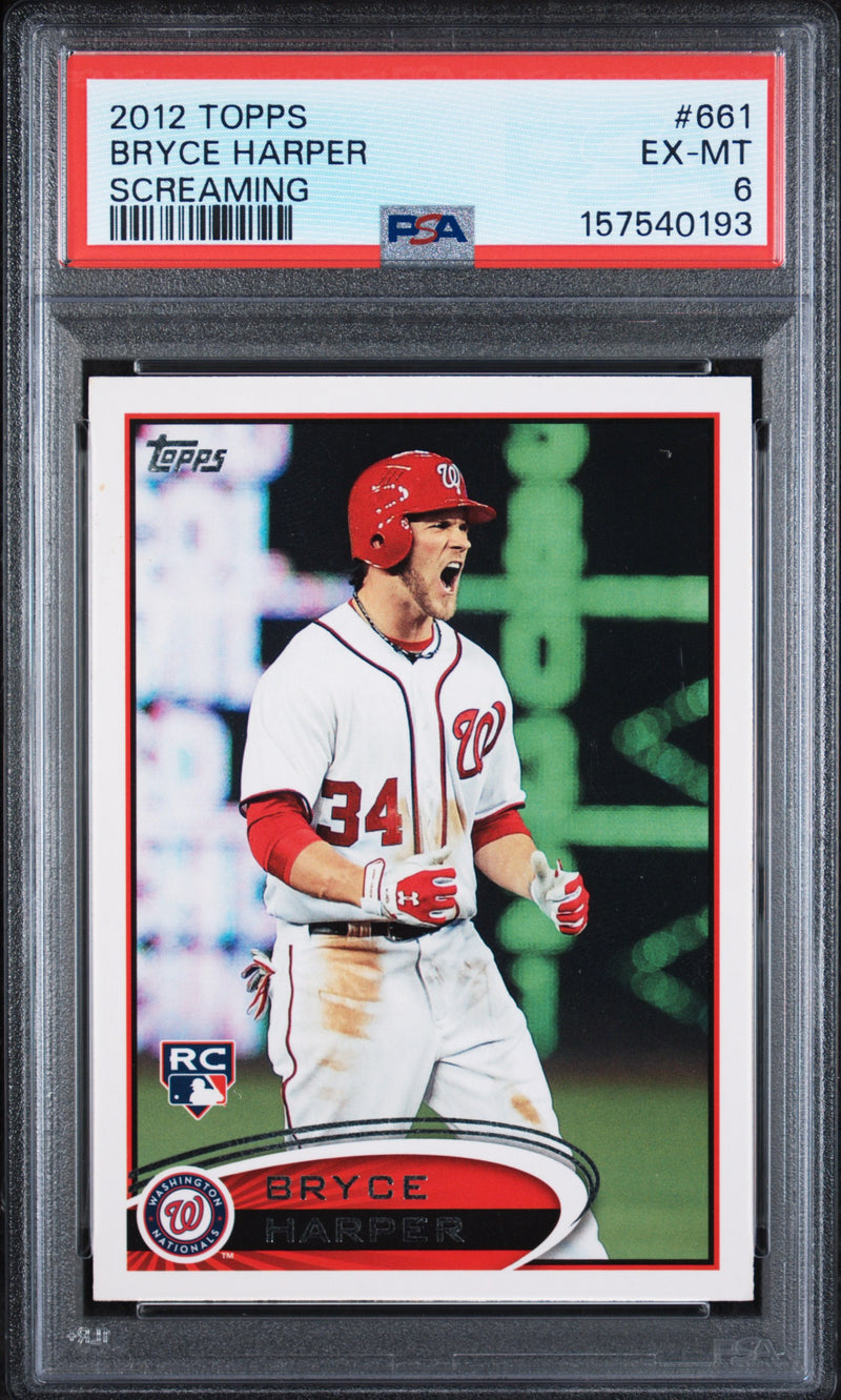 2012 Topps Screaming Bryce Harper #661D PSA 6