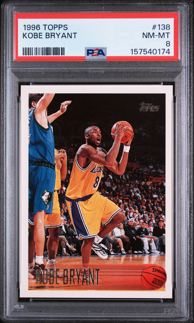 1996 Topps Kobe Bryant #138 PSA 8