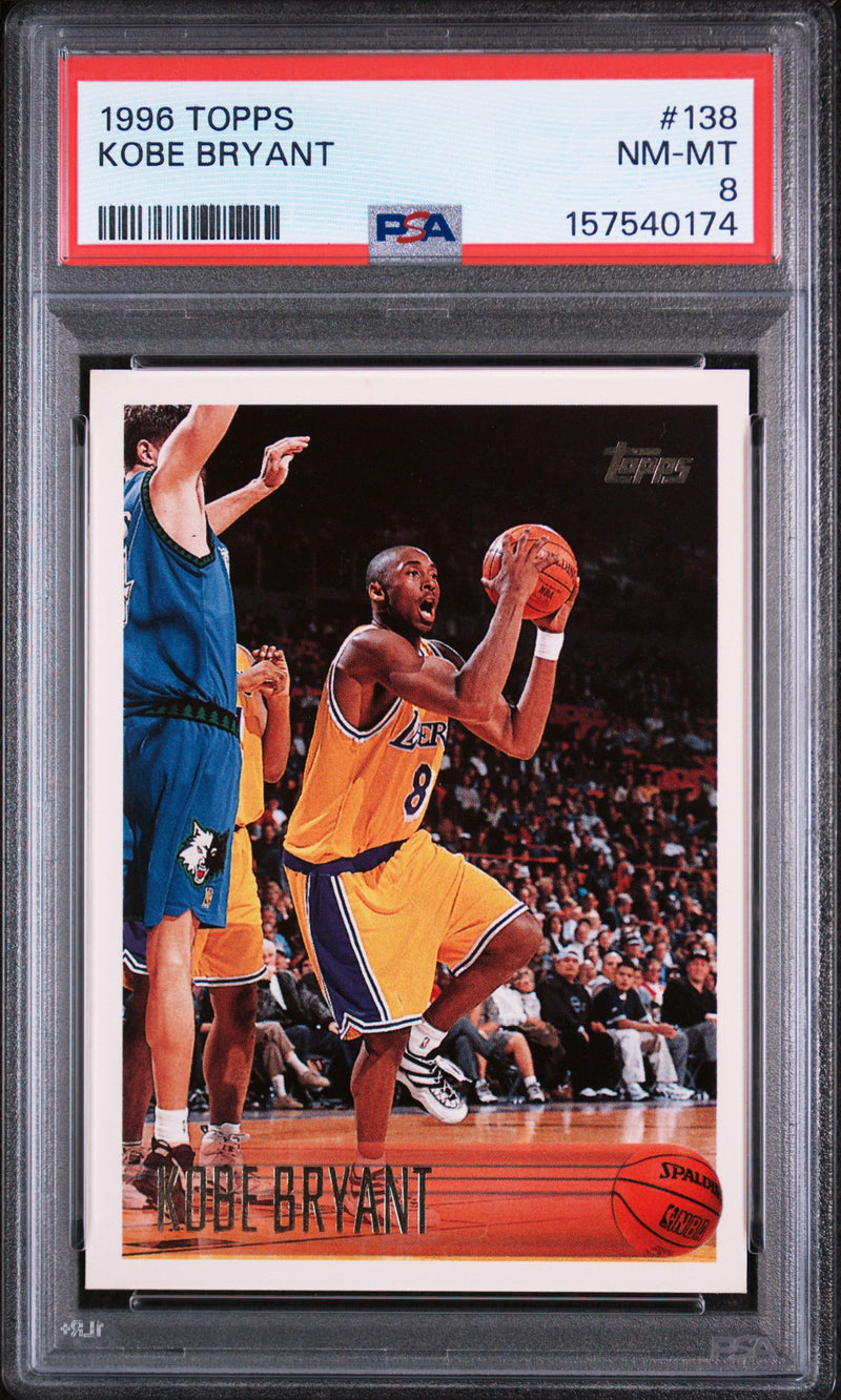 1996 Topps Kobe Bryant #138 PSA 8
