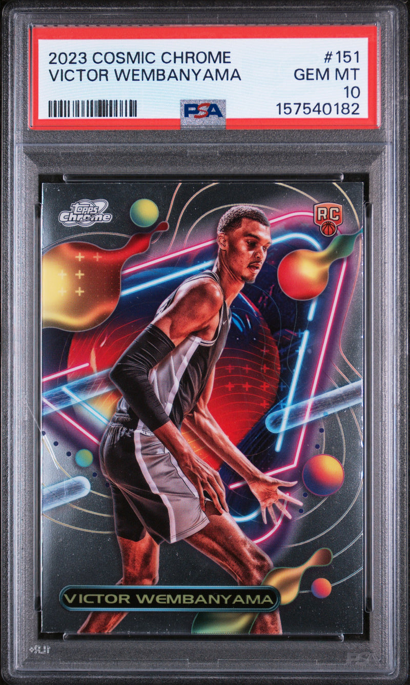 2023 Topps Cosmic Chrome Victor Wembanyama #151 PSA 10