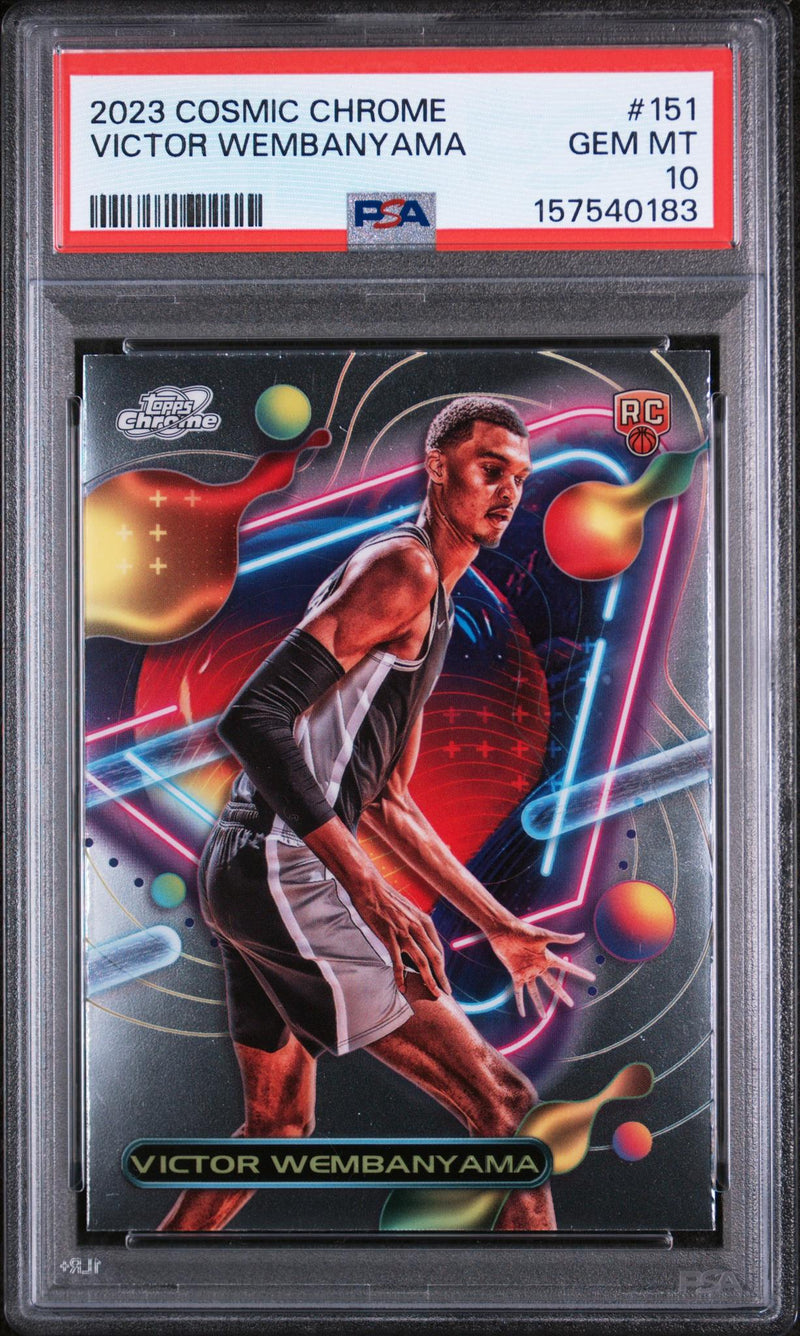 2023 Topps Cosmic Chrome Victor Wembanyama #151 PSA 10