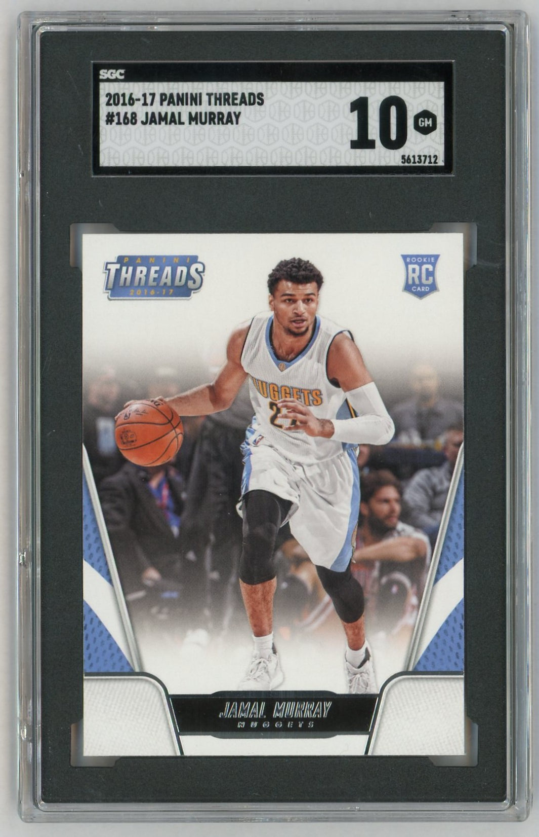 2016-17 Panini Threads #168 Jamal Murray Rookie RC SGC 10