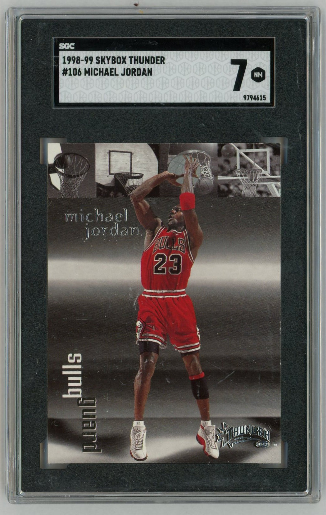 1998-99 SkyBox Thunder #106 Michael Jordan SGC 7