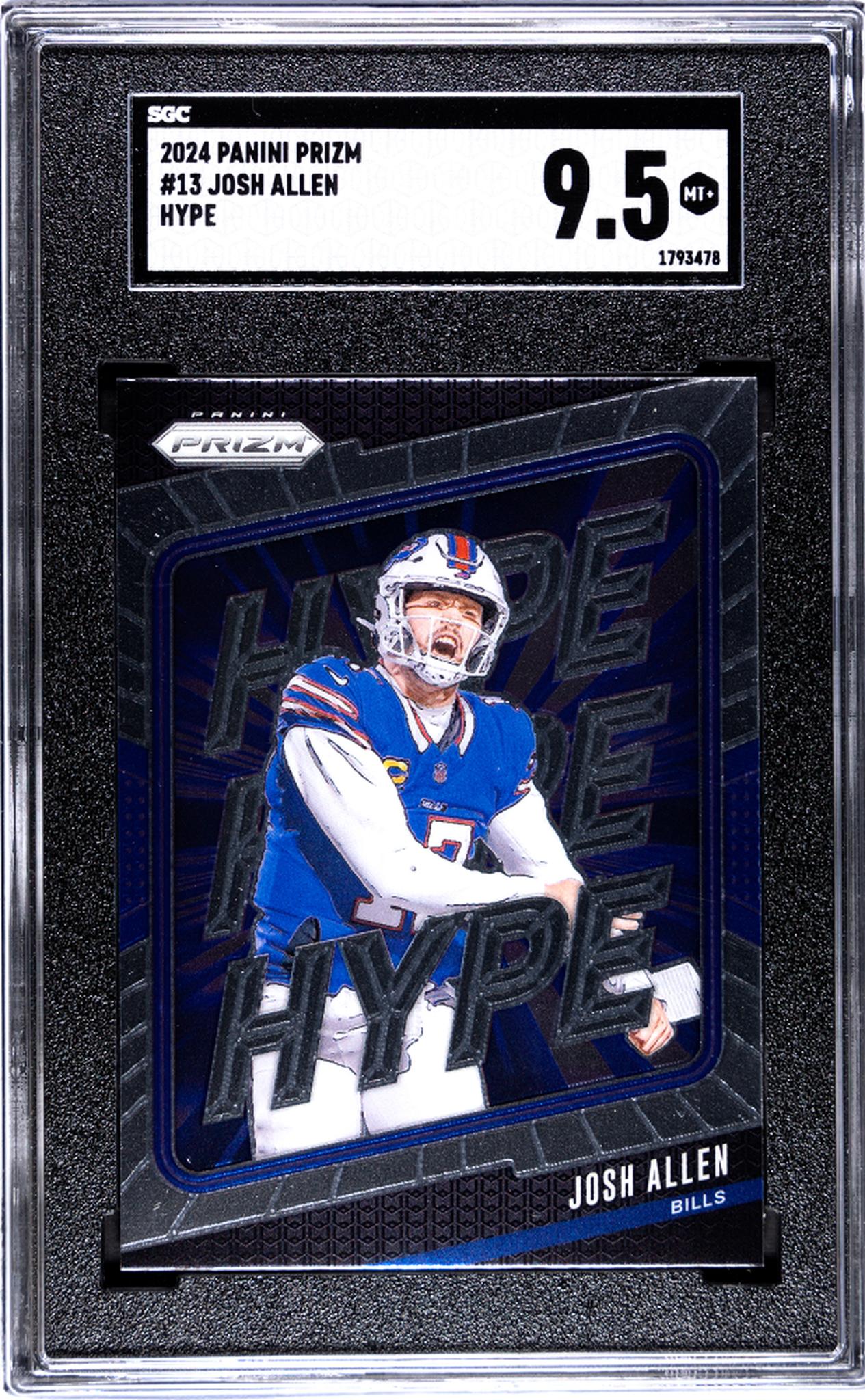 2024 Panini Prizm #13 Josh Allen Hype SGC 9.5
