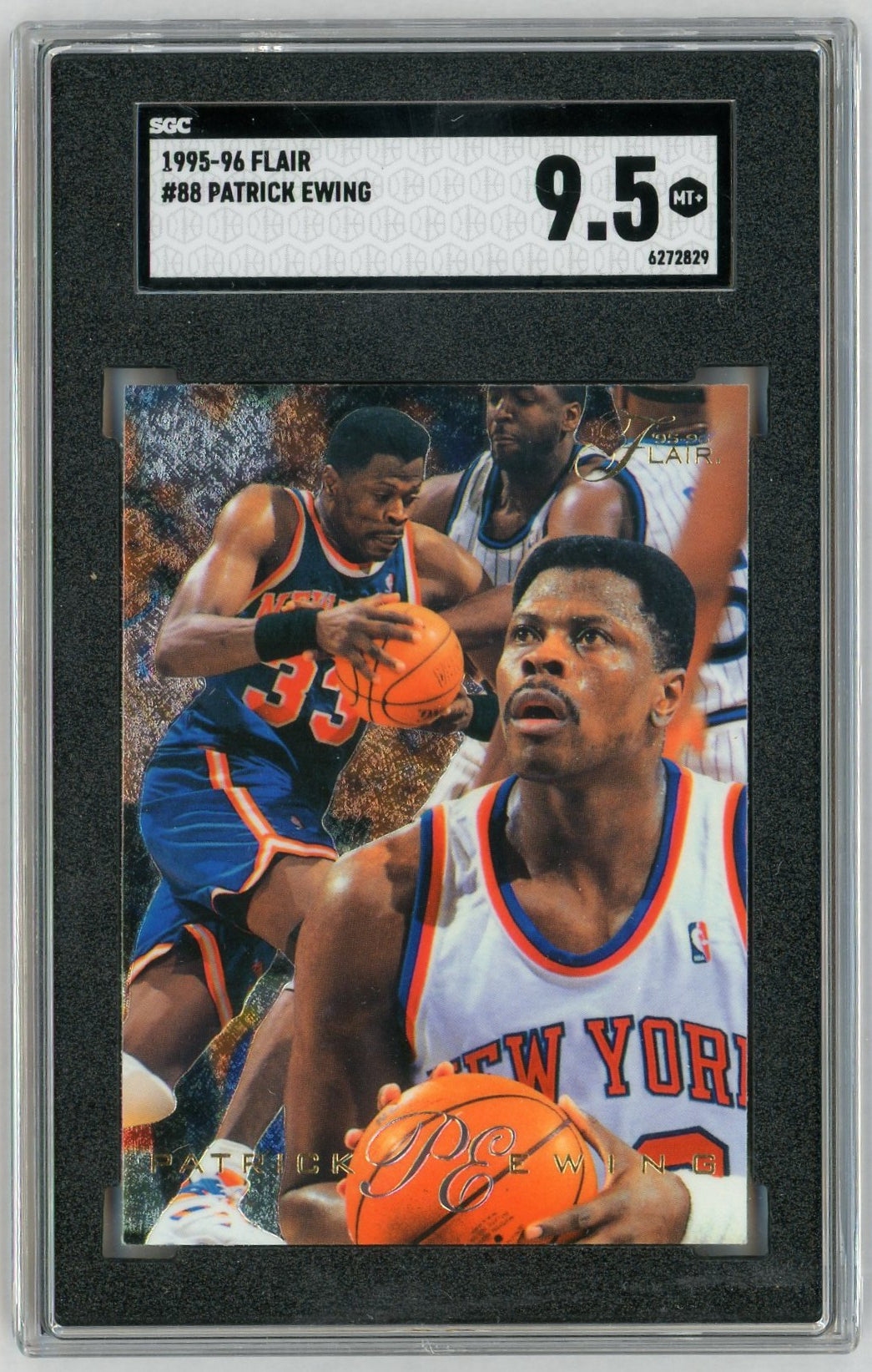 1995 Flair #88 Patrick Ewing SGC 9.5