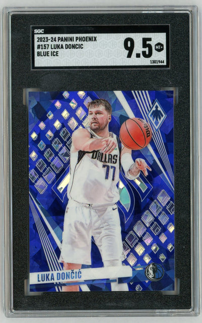 2023 Phoenix #157 Luka Dončić Blue Ice SGC 9.5
