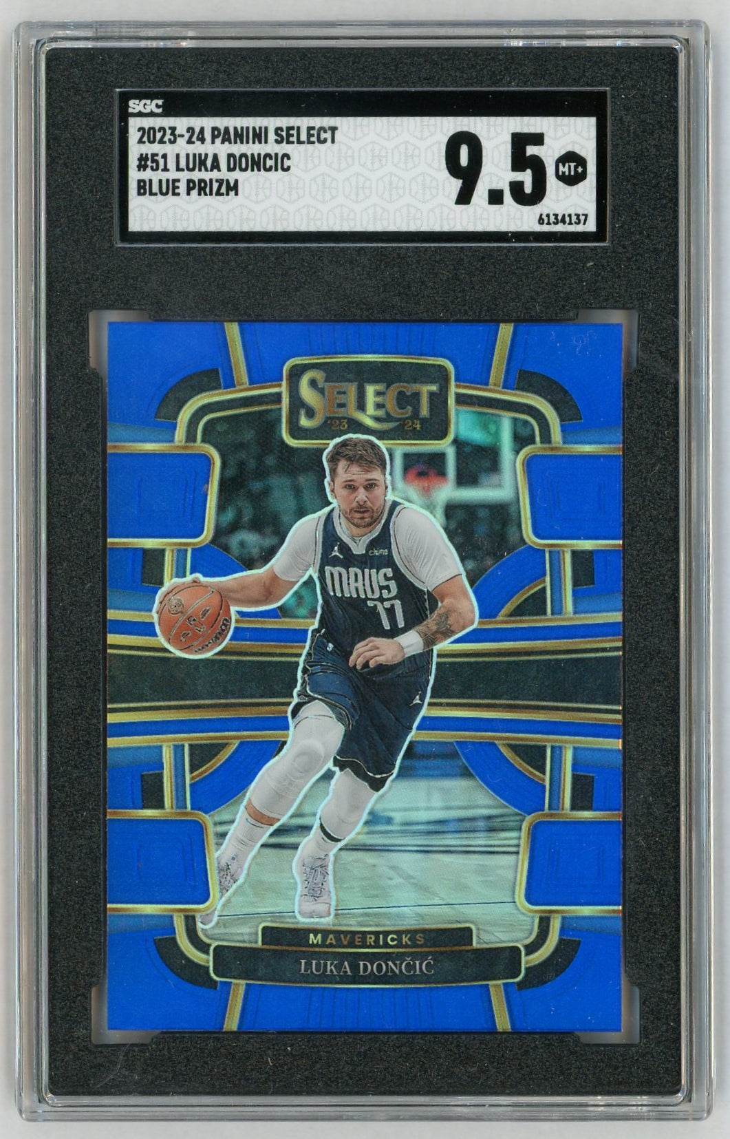 2023-24 Select #51 Luka Doncic Blue SGC 9.5